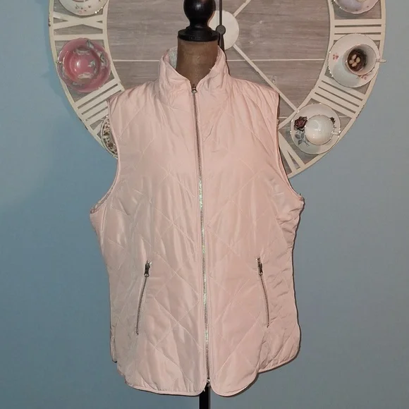 Ruby Rd. Light Pink Vest - Picture 1 of 4
